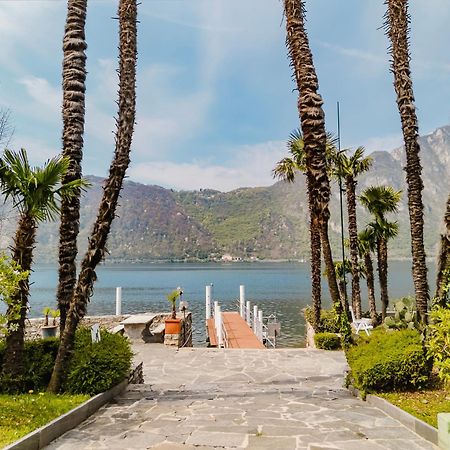 Luganersee, Pool, Strand, Parkplatz, Suite 204 Bissone Εξωτερικό φωτογραφία