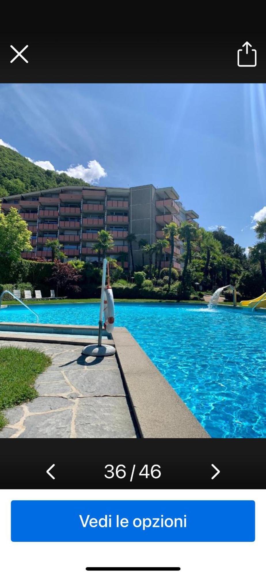 Luganersee, Pool, Strand, Parkplatz, Suite 204 Bissone Εξωτερικό φωτογραφία